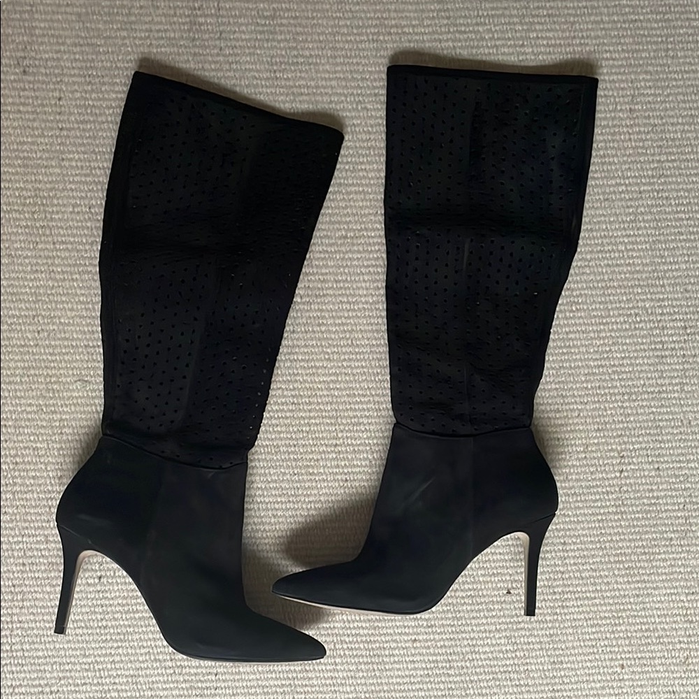 Brian Atwood Black Women's Knee-High Boots